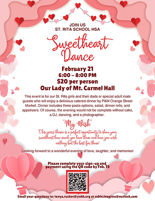 Sweetheart Dance Flyer