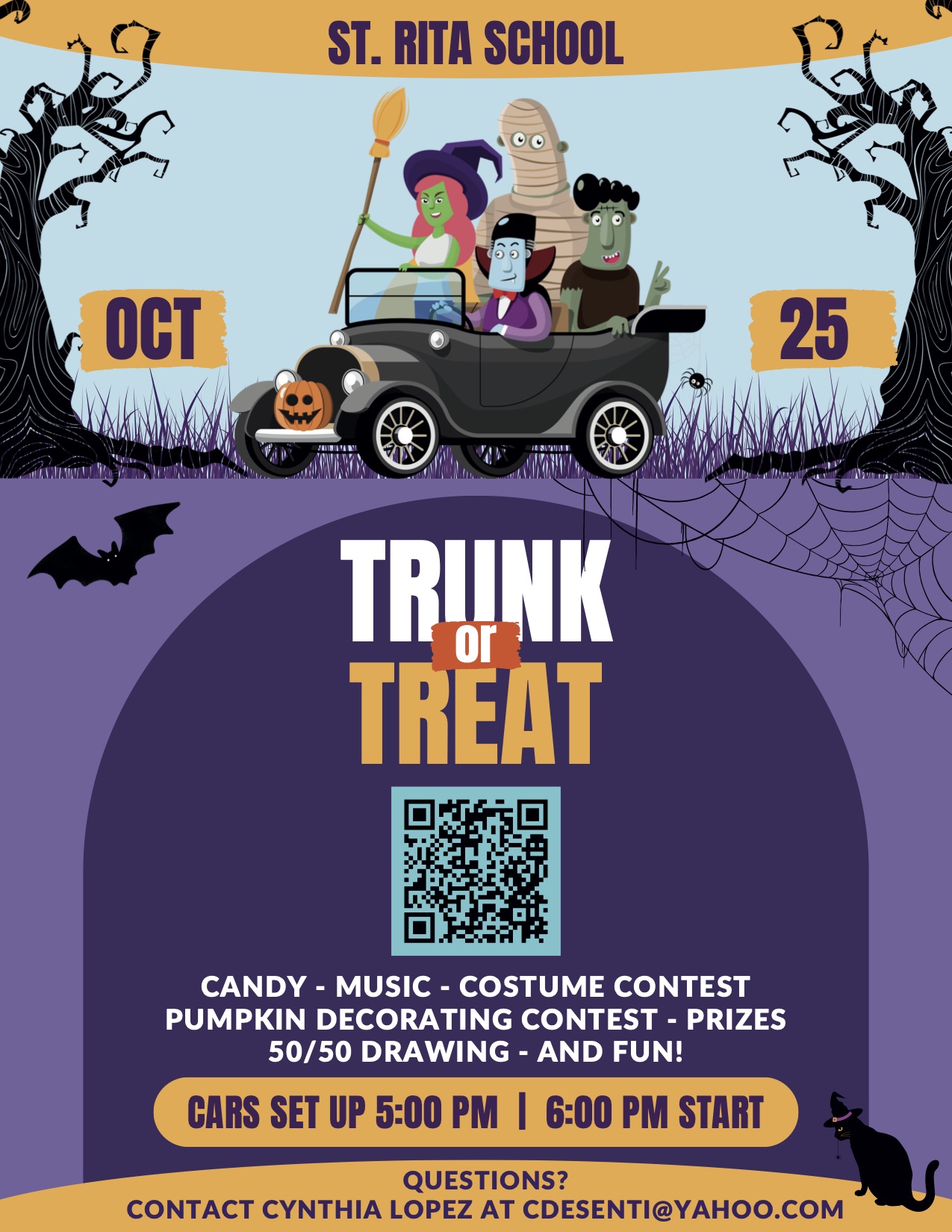 RSVP for Trunk or Treat event